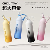 Kids' 780ML Double-Drink Insulated Water Bottle with Straw for School & Outdoor Activities