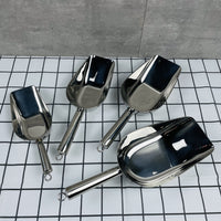 Stainless Steel Flat Bottom Scoop for Ice, Grains, Popcorn, Candy, Coffee Beans, Flour