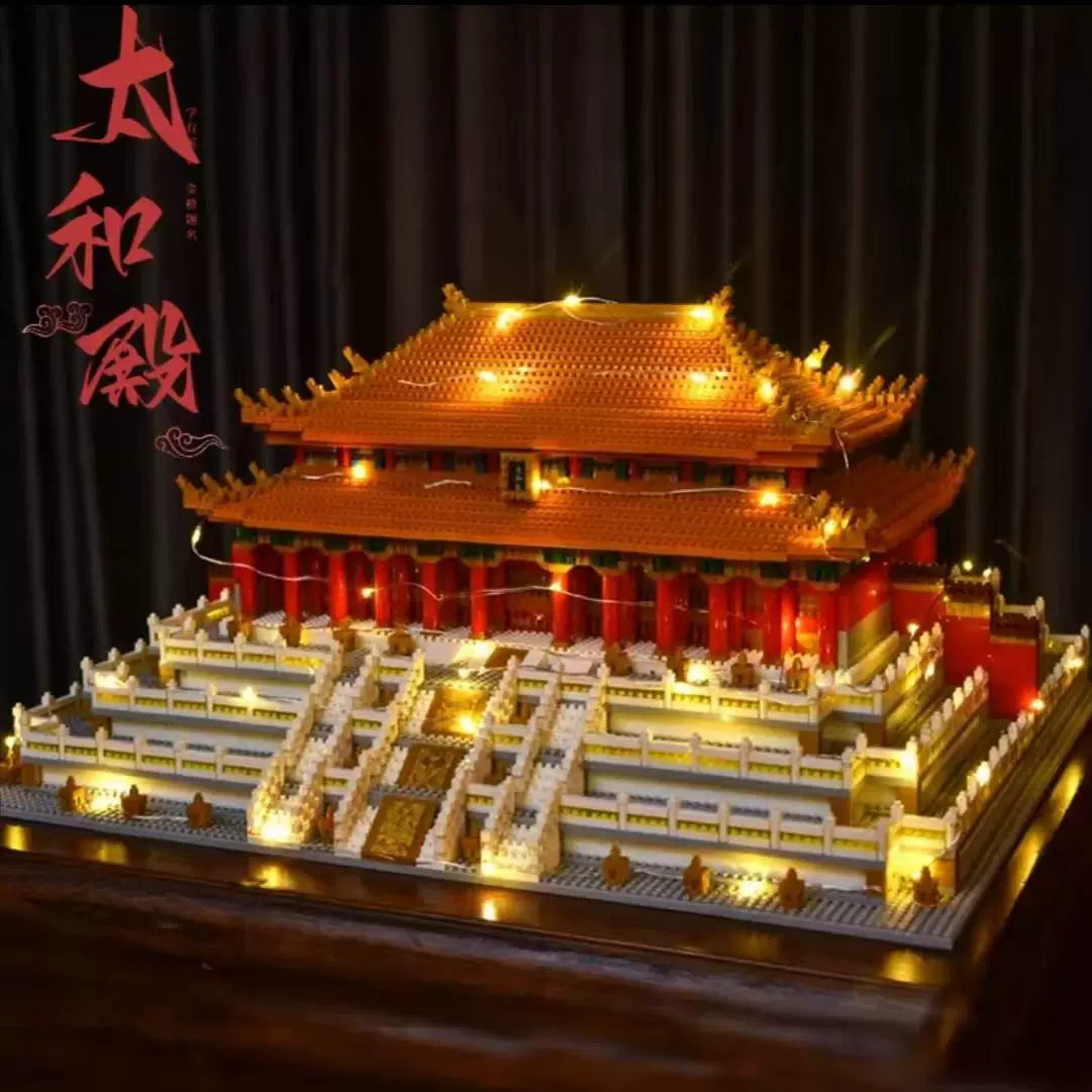 Forbidden City Taihe Palace Tenon-and-Mortise Building Blocks 3D Puzzle Model