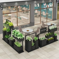 Metal Planter Box Divider for Indoor and Outdoor Use, Customizable Sizes and Colors