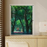 Acrylic Jigsaw Puzzle Frame for Wall or Tabletop Display, High Transparency Dustproof