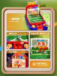 Kids Tabletop Foosball Game, 2-Player Mini Football Soccer Game for Boys and Girls, Educational Toy Birthday Gift
