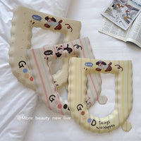 Cute Cartoon Universal Toilet Seat Cover Mat, Waterproof Washable Reusable Toilet Seat Cushion for All Seasons