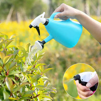 Dual-Function Spray and Watering Can for Garden and Home Plants, Hand Press Mister