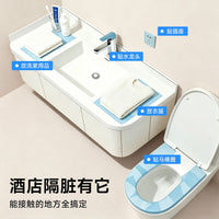 Disposable Toilet Seat Cover Film for Travel and Dental Use, Full Coverage Protective Barrier