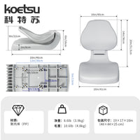 KOETSU Foldable Fishing Boat Seat for Lure Fishing, Kayaks, and Yachts