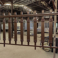 Durable Aluminum Alloy Fence for Villas and Rural Homes, Corrosion-Resistant Windproof Guardrail