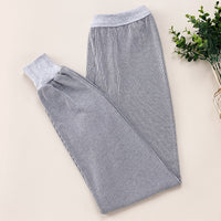 Men's Plus Size High Waist Cotton Thermal Underwear Pants for Middle-Aged & Elderly