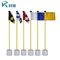 Golf Practice Putting Green Flagstick Set with Hole Cup, Portable Detachable Flag Pole for Outdoor Indoor Training