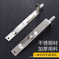 Concealed Flush Bolt for Double Doors, Stainless Steel, Fireproof, for Wood and Metal Doors