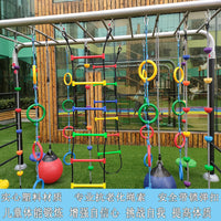 Kids' Sensory Training Hanging Swing and Climbing Ladder for Indoor/Outdoor Play