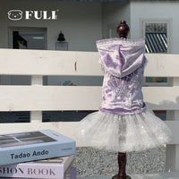 FULIPET Velvet Pet Hoodie for Small Dogs - Holiday Collection