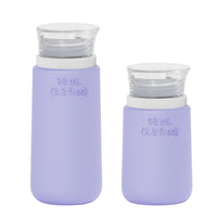 Silicone Travel Bottles Set for Lotion, Shampoo, and Shower Gel - Portable and Refillable