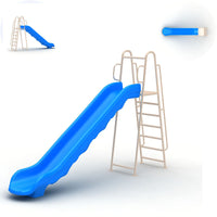 Outdoor Kids Slide and Swing Set with Net for Kindergarten and Playgrounds