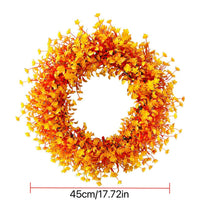 Autumn Eucalyptus Camellia Wreath for Front Door Wall Decor