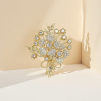 Luxury Money Tree Brooch Pin for Women, Elegant Floral Design Apparel Accessory
