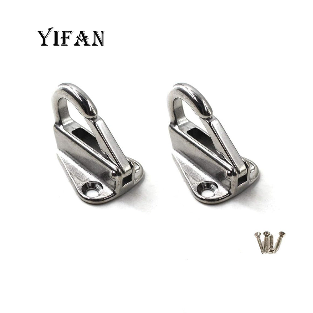 316 Stainless Steel Boat Fender Hook Spring Hook for RV Yacht Marine Hardware