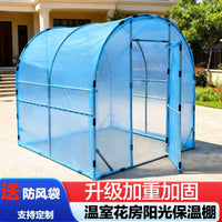 Heavy-Duty Greenhouse Kit with Steel Frame and Insulated Plastic Film for Plants