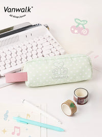 VANWALK Happy Band Large Capacity Pencil Case with Zipper and Handle