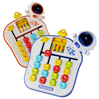 Four-Color Maze Bead Game for Kids, Educational Logic Puzzle Board Game, Color Recognition and Thinking Training Toy