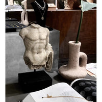 Vintage French Abstract Figure Sculpture for Home Decor