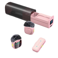 H26 Wireless Lavalier Microphone with Charging Case for Phone Live Streaming Noise Reduction