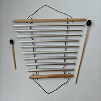Hand-Shaken Chime Bar Set, Rotating Wind Chime, Nature Sound Healing Percussion Instrument for Yoga and Relaxation