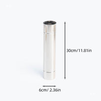 Stainless Steel Stove Pipe Kit for Tent Wood Stoves - Anti-Scald, Thickened Chimney, Elbow, Rain Cap, and Insulated Sections
