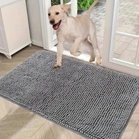Chenille Pet Mat Super Absorbent Non-Slip Dog Paw Pad Thickened Quick-Drying Cat Mat
