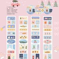 Cai Cai Xuan Xuan Winter Salt Series Butterfly Star PET Washi Tape