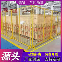Portable Industrial Safety Barrier with Tripod Stand for Warehouses and Logistics