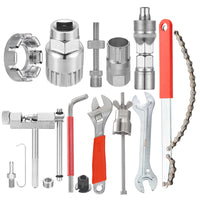 Mountain Bike Repair Tool Kit, Chain Breaker, Freewheel & Bottom Bracket Remover