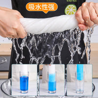 Bamboo Fiber Dishcloths for Kitchen Cleaning, Absorbent and Stain-Removing