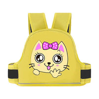 Kids' Motorcycle Safety Harness for Electric Bikes - Anti-Fall Seat Belt for Front/Rear Seats