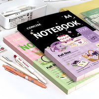 A4 American Style Thin Crisp Notebook for Students, Practice, and Notes
