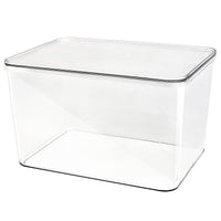 Clear Food Storage Containers with Lids for Refrigerator and Pantry, Large Capacity Plastic Organizer Bins