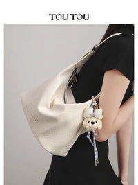 TOUTOU Hobo Tote Bag Large Capacity Shoulder Crossbody Bag for Women