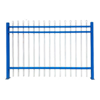 Zinc Steel Security Fence for Schools, Villas, and Parks