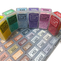 Stackable Transparent Storage Box for Perler Beads with Lid