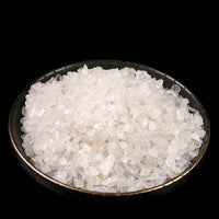 Natural White Crystal Crushed Stones for Aromatherapy, Fish Tanks, and Planter Decor