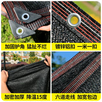 Sun Shade Netting for Patio Garden Balcony Roof - Thickened UV Protection Shade Cloth