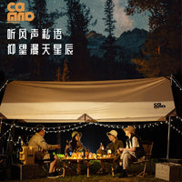 Canle Outdoor Camping Tarp Tent Ultralight Park Picnic Rainproof Sunshade UV Protection Hexagonal Tarp