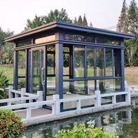 Outdoor Sunroom Gazebo Patio Villa Tent Balcony Garden Terrace Awning Aluminum Alloy Pavilion