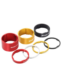MUQZI Aluminum Alloy Bicycle Headset Spacer for 28.6mm Fork Stem, 2/3/5/10/15/20mm