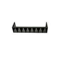 Gothic Miniature Balcony Shelf for Dollhouse Decor, European Style Wall-Mounted Display Rack