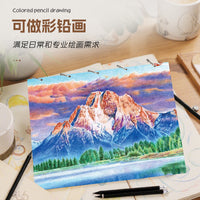 Metal Ring Sketchbook A4 8K Art Drawing Book Portable Sketch Pad Detachable Professional Sketchbook