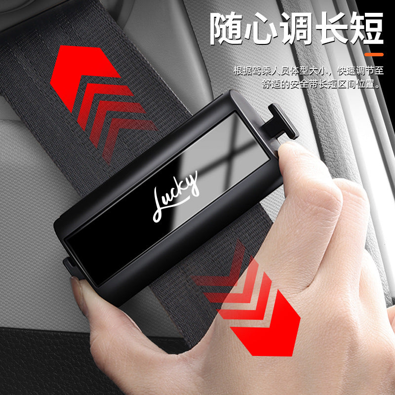 Universal Car Seat Belt Adjuster for Children and Pregnant Women - Anti-Chafe Safety Belt Clip