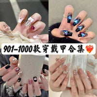 Handmade Press-On Nails, Reusable Artificial Nail Tips in Various Styles