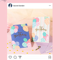 Customizable Employee Birthday Card, Business Style, Foldable, for Men and Women