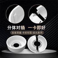 Snap-On Decorative Cover for Angle Valve, Faucet, Pipe, and Toilet - Heightened & Thickened